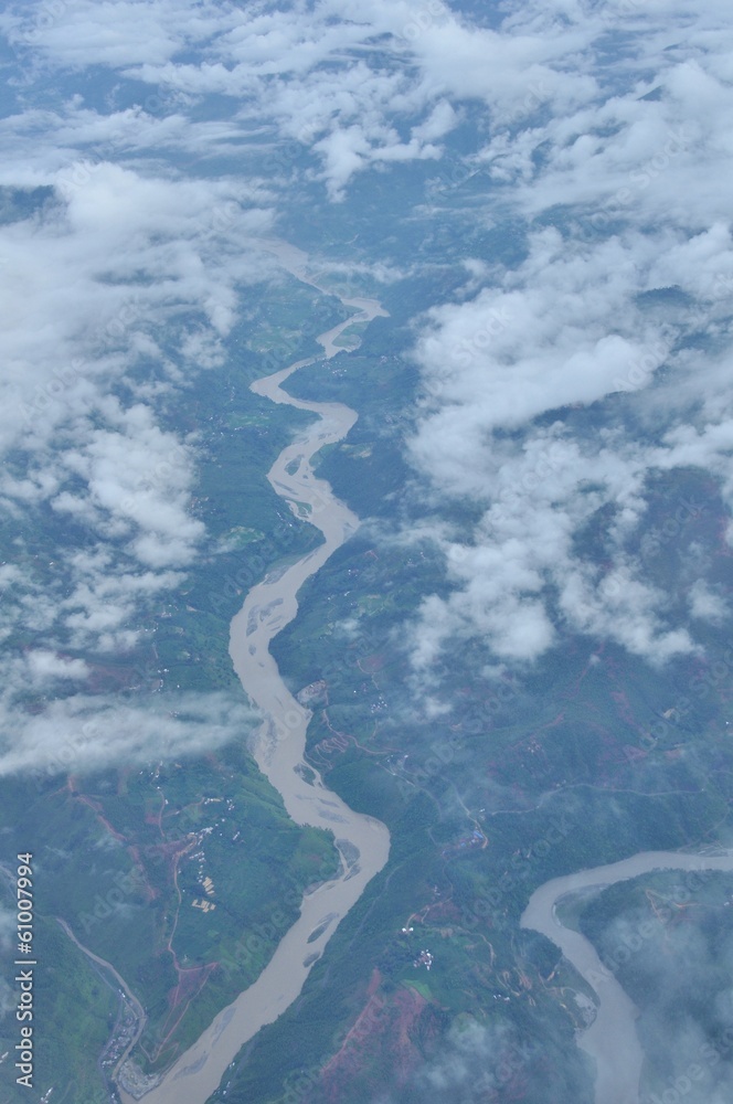 ネパール山河