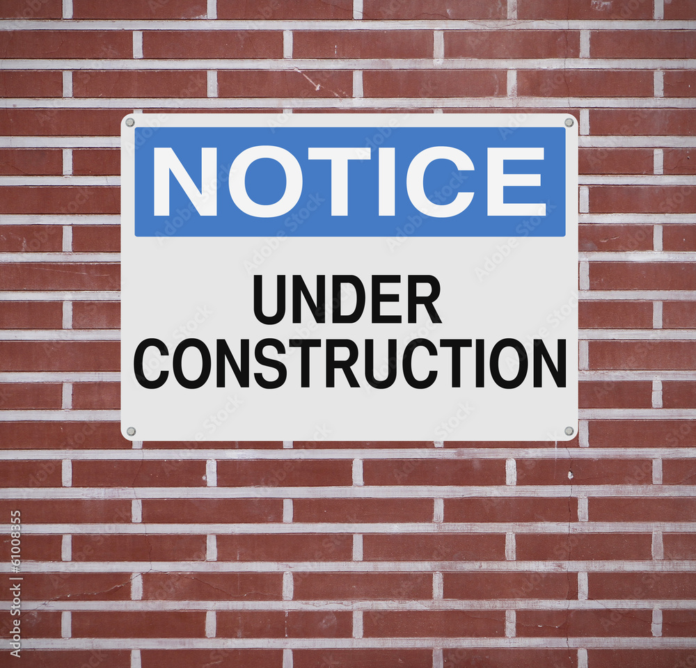 Fototapeta premium Under Construction