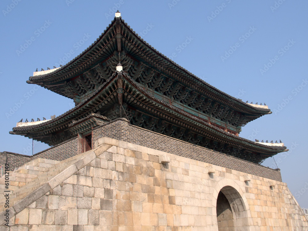Janganmun Gate of Hwaseong Fortress in Suwon, South Korea Janganmun Gate of Hwaseong Fortress in Suwon, South Korea