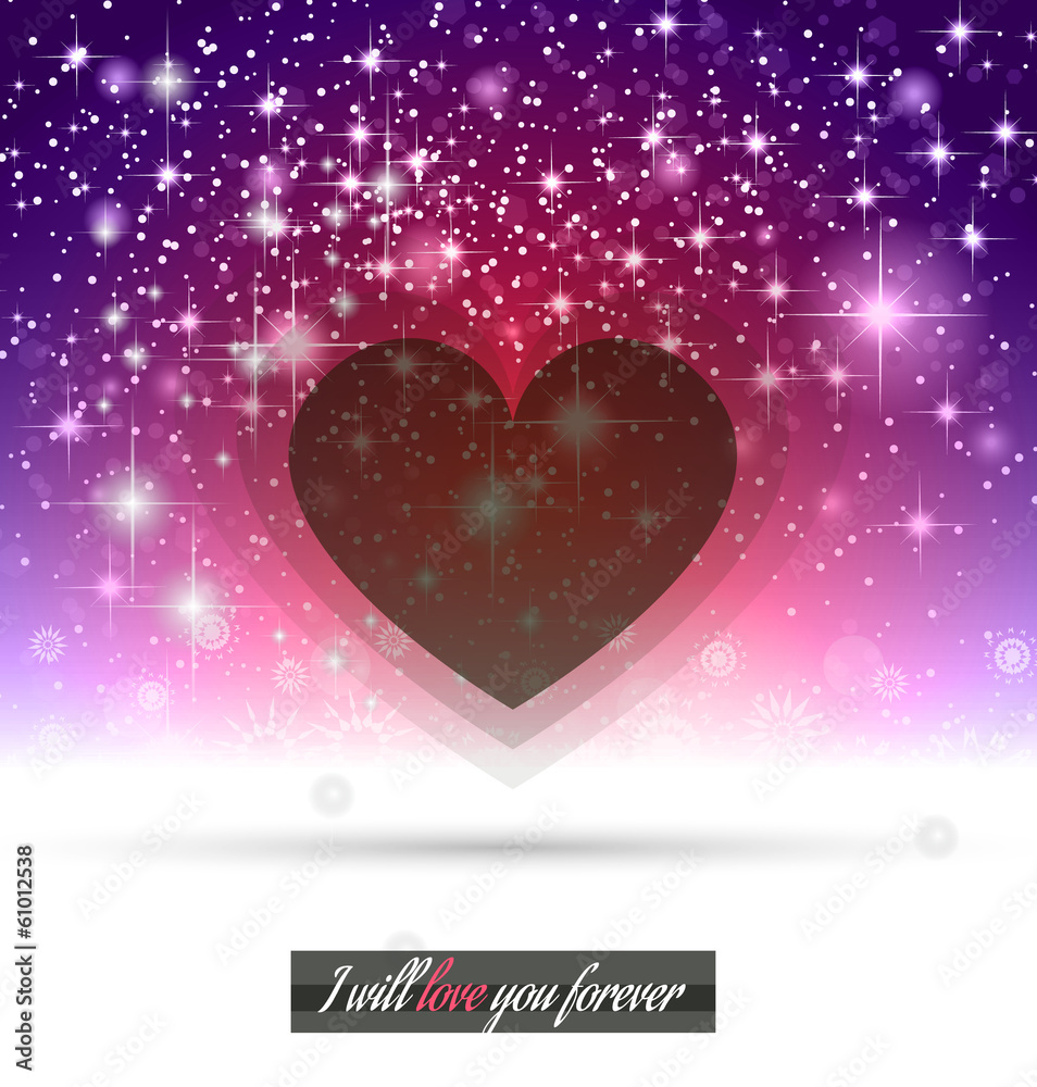 Modern stylish Valentine's Day template for your flyer Modern stylish Valentine's Day template for your flyer