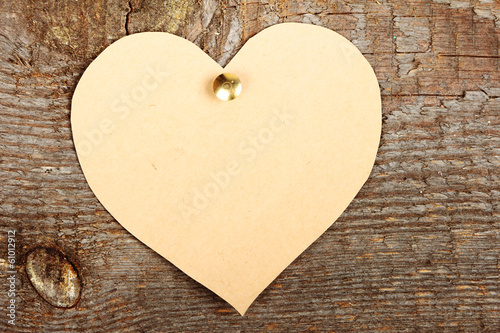 Cardboard heart