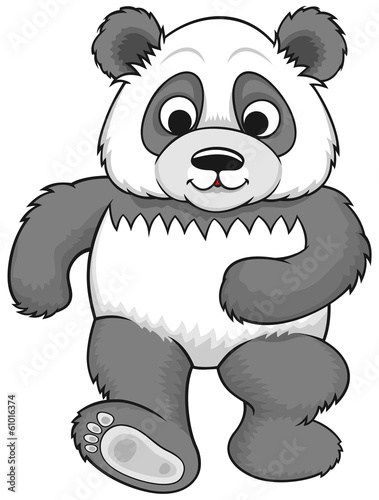 Fototapeta Naklejka Na Ścianę i Meble -  cartoon panda 02