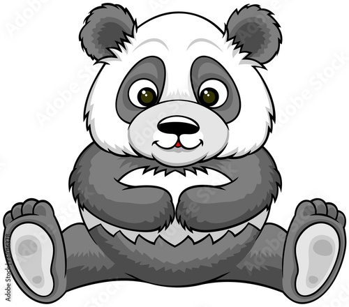 Fototapeta Naklejka Na Ścianę i Meble -  cartoon panda