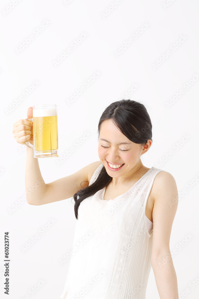 ビール・女性