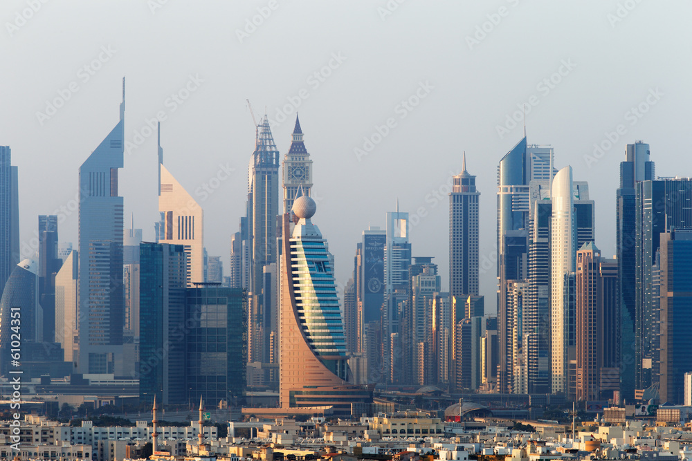 Fototapeta premium Dubai, the most exciting city of architecture in the Middle East