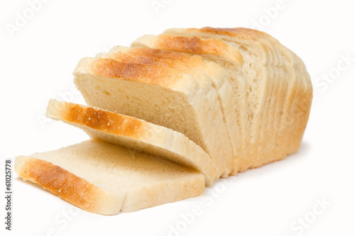 Valokuvatapetti Bread isolated