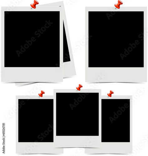 Photo frames with pin