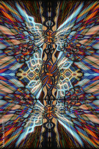 Colourful kaleidoscope background © steve ball