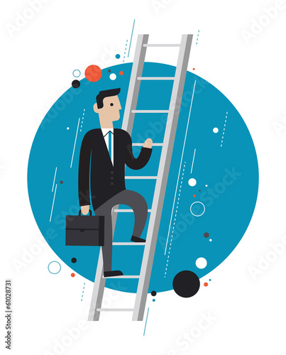 Business leader concept illustration