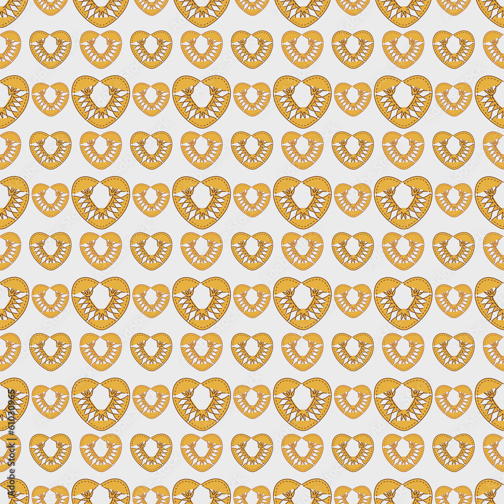 Saint valentine's deco vector pattern