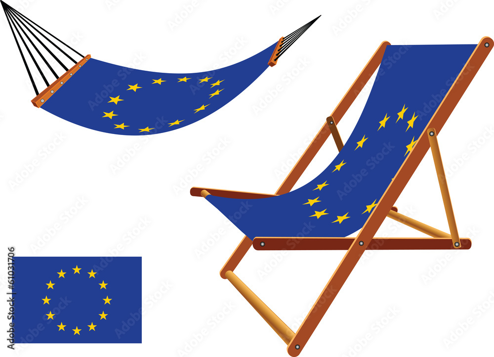 european union hammock and deck chair set european union hammock and deck chair set