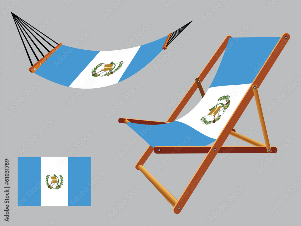 guatemala hammock and deck chair set guatemala hammock and deck chair set