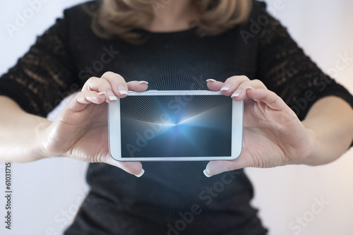 Young Businesswoman with Smart Phone