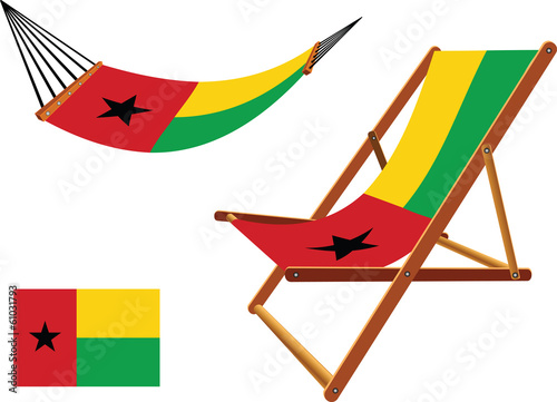 guinea bissau hammock and deck chair set