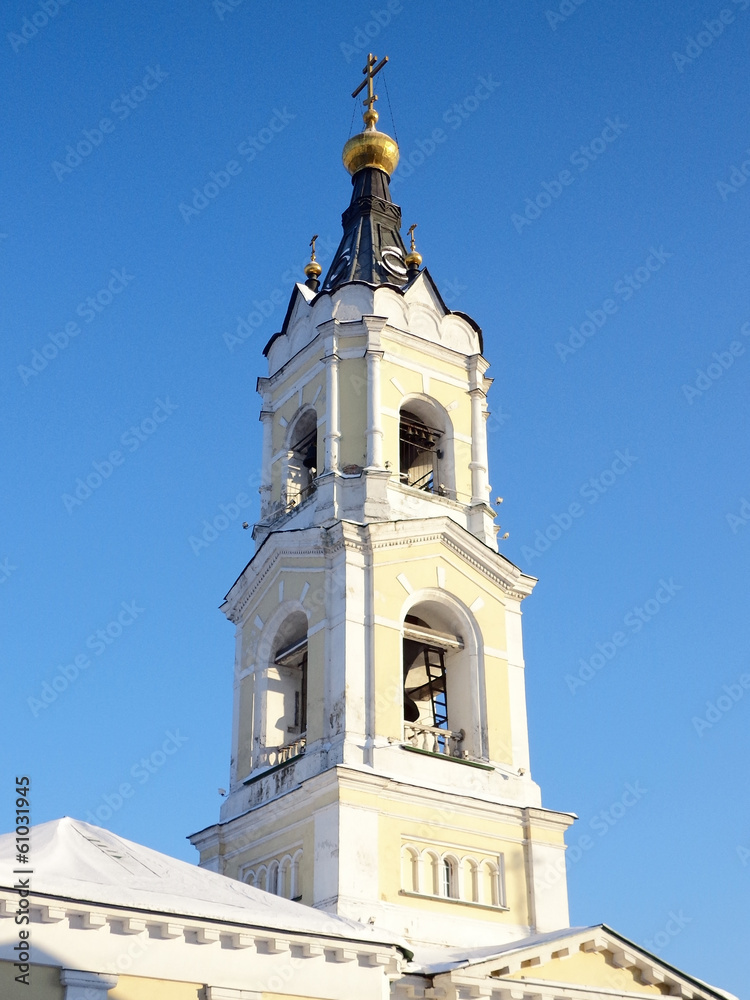 Russia. Moscow. Church of St Nicolas in Kosino.