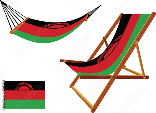malawi hammock and deck chair set