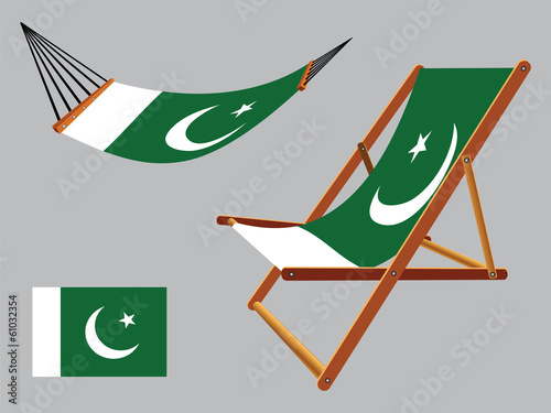 pakistan hammock and deck chair set