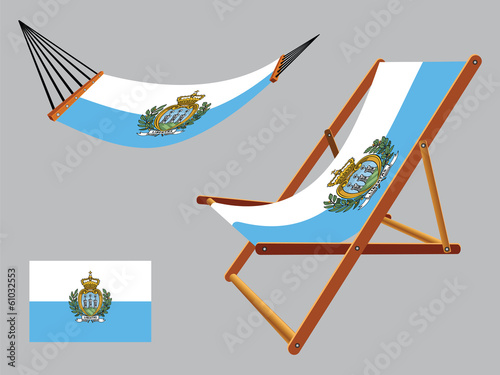 san marino hammock and deck chair set