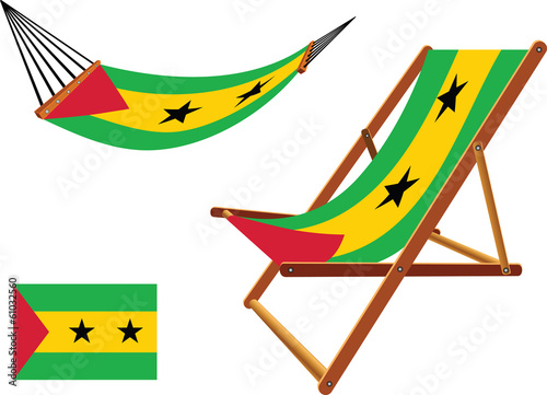 sao tome and principe hammock and deck chair set