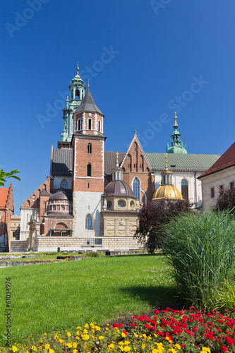Wawel Cathedral in cracow in poland