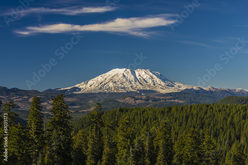 Mount St. Helens on a clear day photo