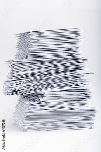 A stack of many letters