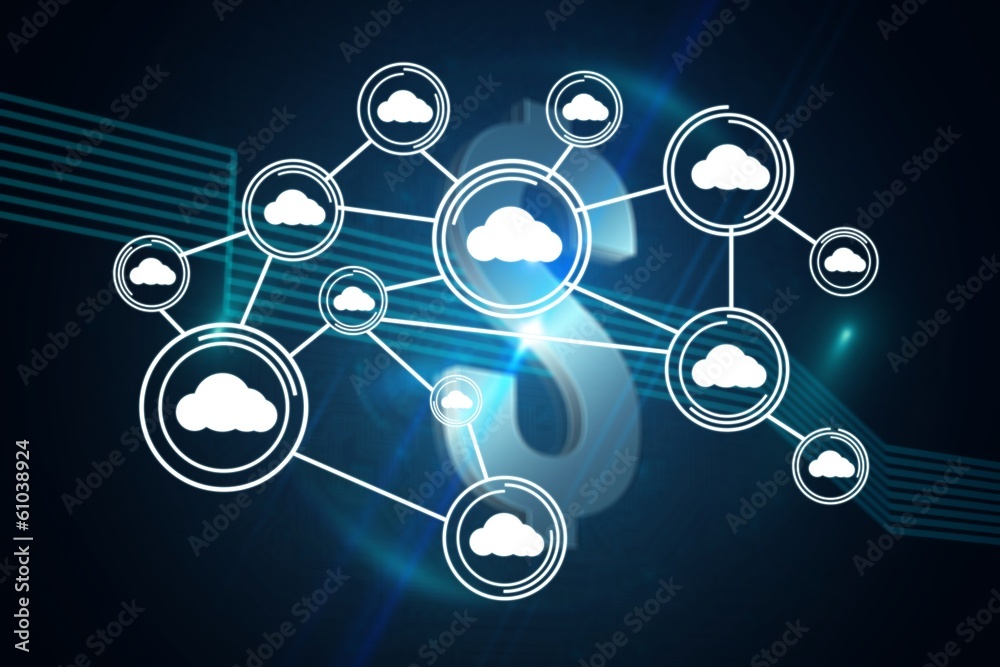 Composite image of technology interface