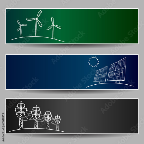 Power station energy doodles