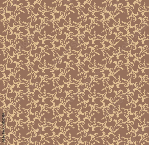 Floral texture. Flower seamless background. Geometric pattern © Terriana