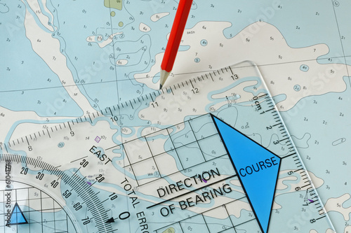 Navigation Equipment Plotting a Course