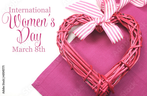 Happy International Womens Day, March 8, greeting