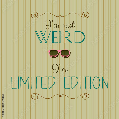 Vintage Typographic Background