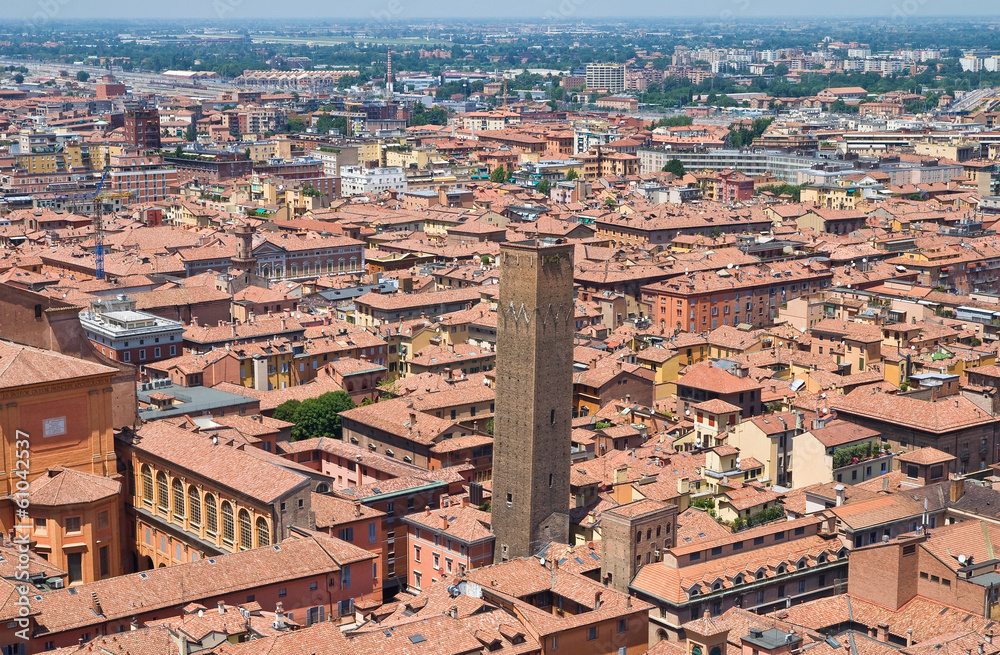 Naklejka premium Panoramic view of Bologna. Emilia-Romagna. Italy.