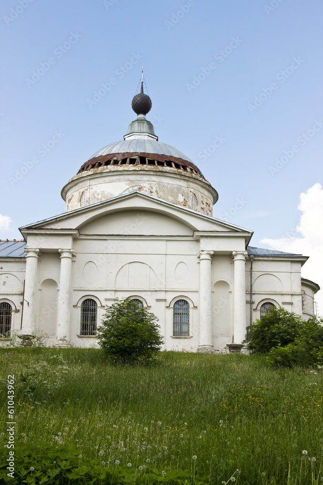 St. Nicolas Cathedral in Myshkin. Russian orthodox church