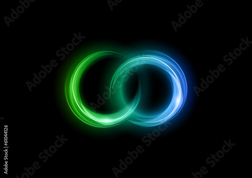 Two Circles in the Dark