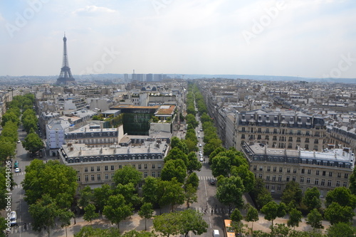 Paris et la Tour Eiffel