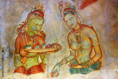 Fresco in Sigiriya