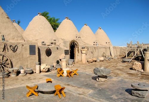 houses of the ancient city of Harran, Turkey photo