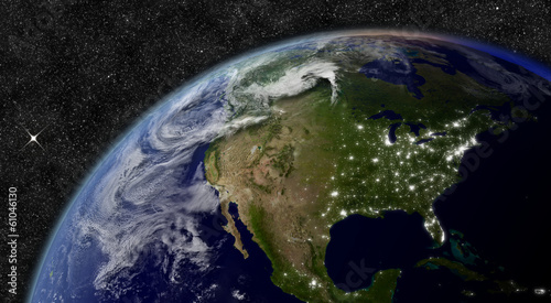 North America from space © harvepino