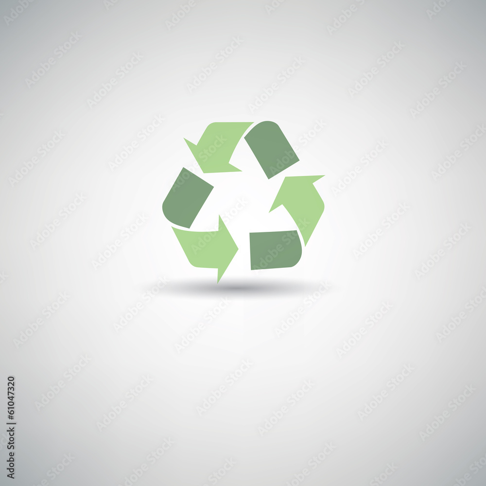 Recycle symbol,vector