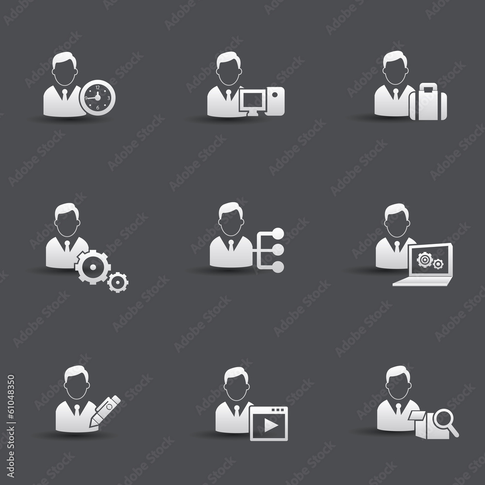 Human resource icons,vector Human resource icons,vector