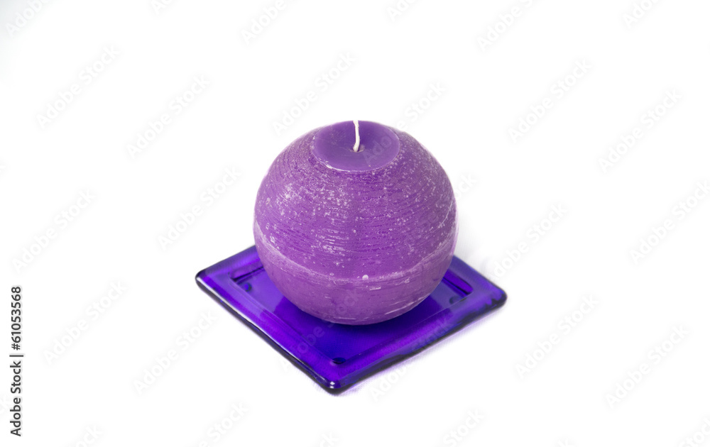 Fototapeta premium Bougie violette