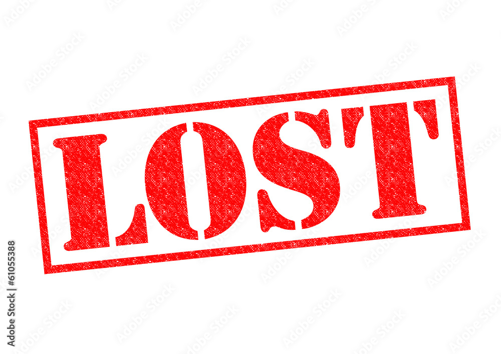 LOST Rubber Stamp