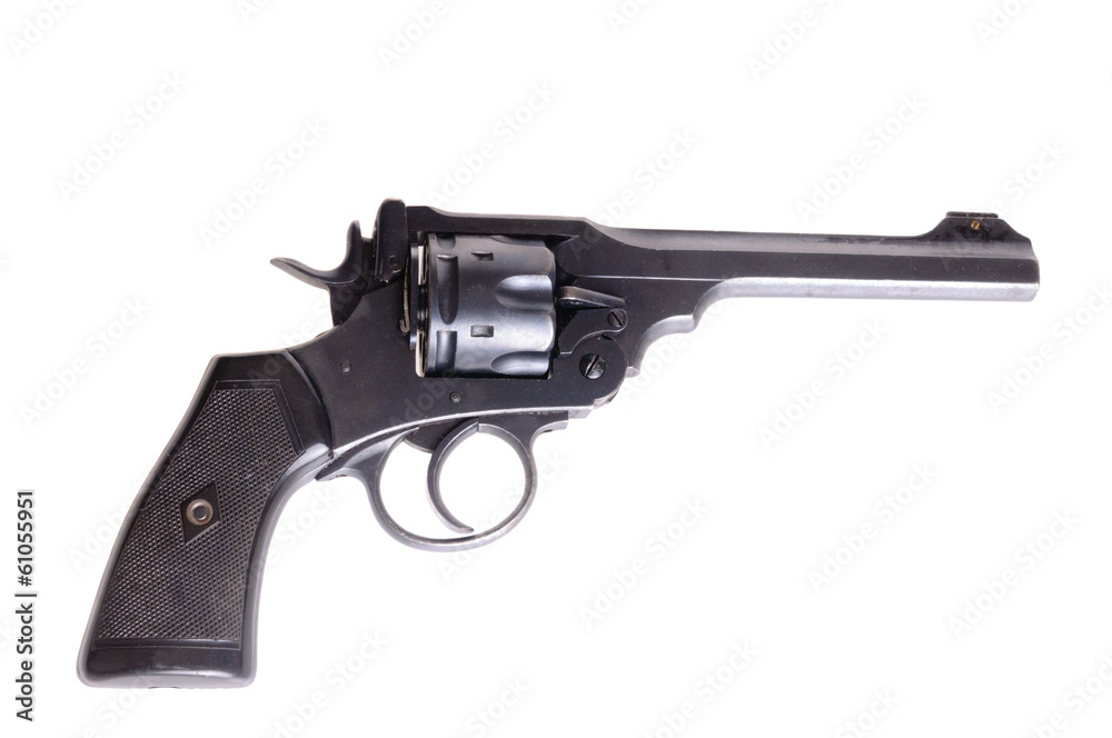 Antique British Webley Mark VI revolver Antique British Webley Mark VI revolver