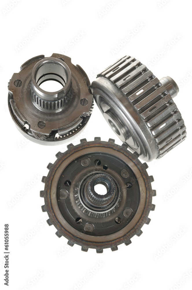 Automotive transmission gears, bearing and belt Automotive transmission gears, bearing and belt
