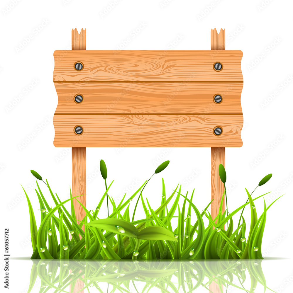 Wooden banner Wooden banner