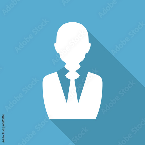 Flat Icon with shadow. Vector EPS 10.