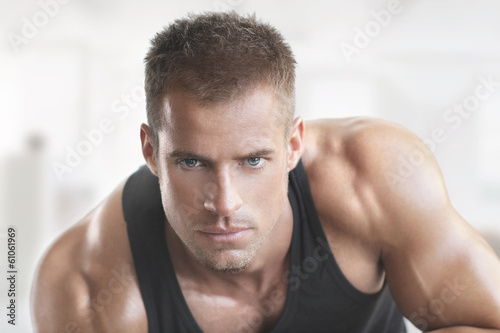 Muscular hot guy