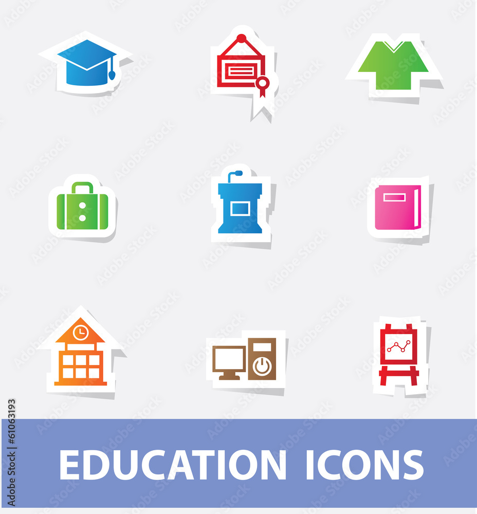 Education icons,vector Education icons,vector