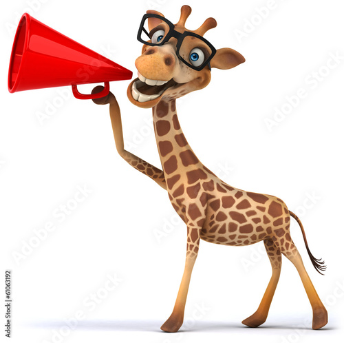 Canvas Print Giraffe